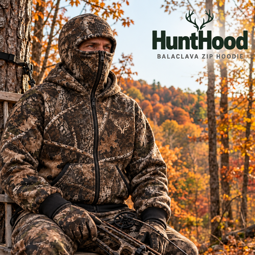 HuntHood - Balaclava Zip Hoodie